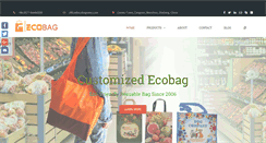 Desktop Screenshot of ecobagsales.com